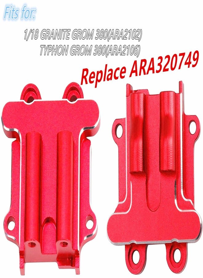 مجموعة أغطية تفاضلية أمامية وخلفية من الألومنيوم، قطع غيار مُحسّنة لسيارات Arrma Granite Grom بمقياس 1/18، وMojave Grom بمقياس 1/16، وTyphon Grom بمقياس 1/14، بديل للقطع ARA320749 - Image 2